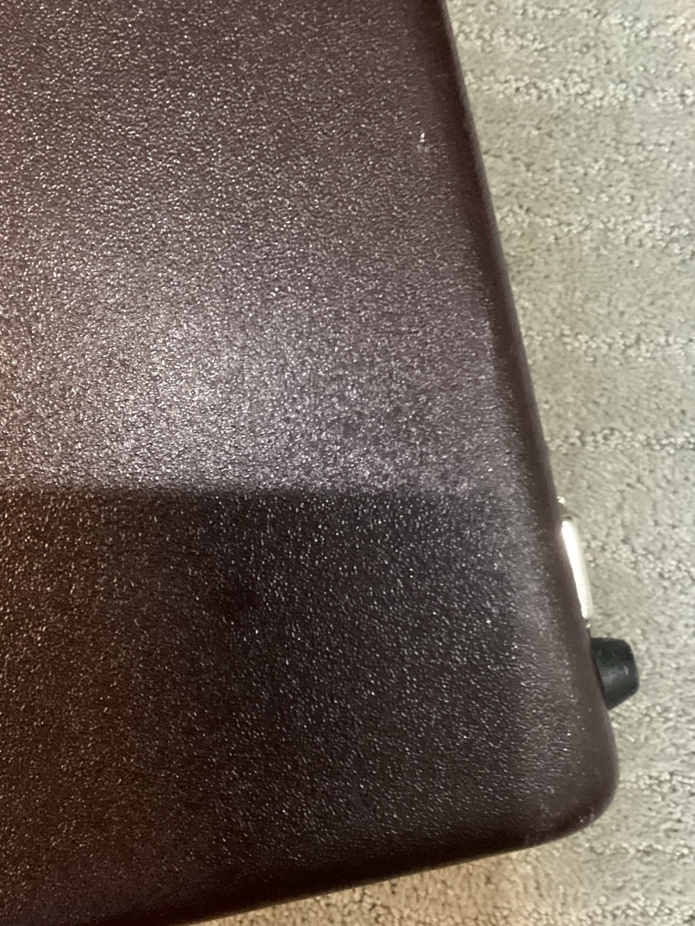 American Tourister Men's Hard-Shell Briefcase in Dark Brown with Silver Trim - Picture 7 of 7